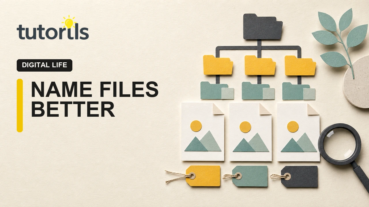 Paper-craft folder hierarchy and neatly organized file cards