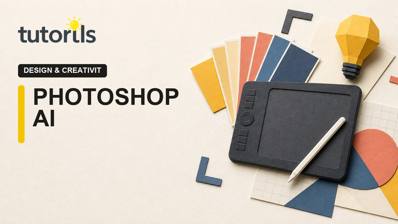 Realistic paper-craft illustration for Photoshop AI Generative Fill: Beginner Tutorial with Examples