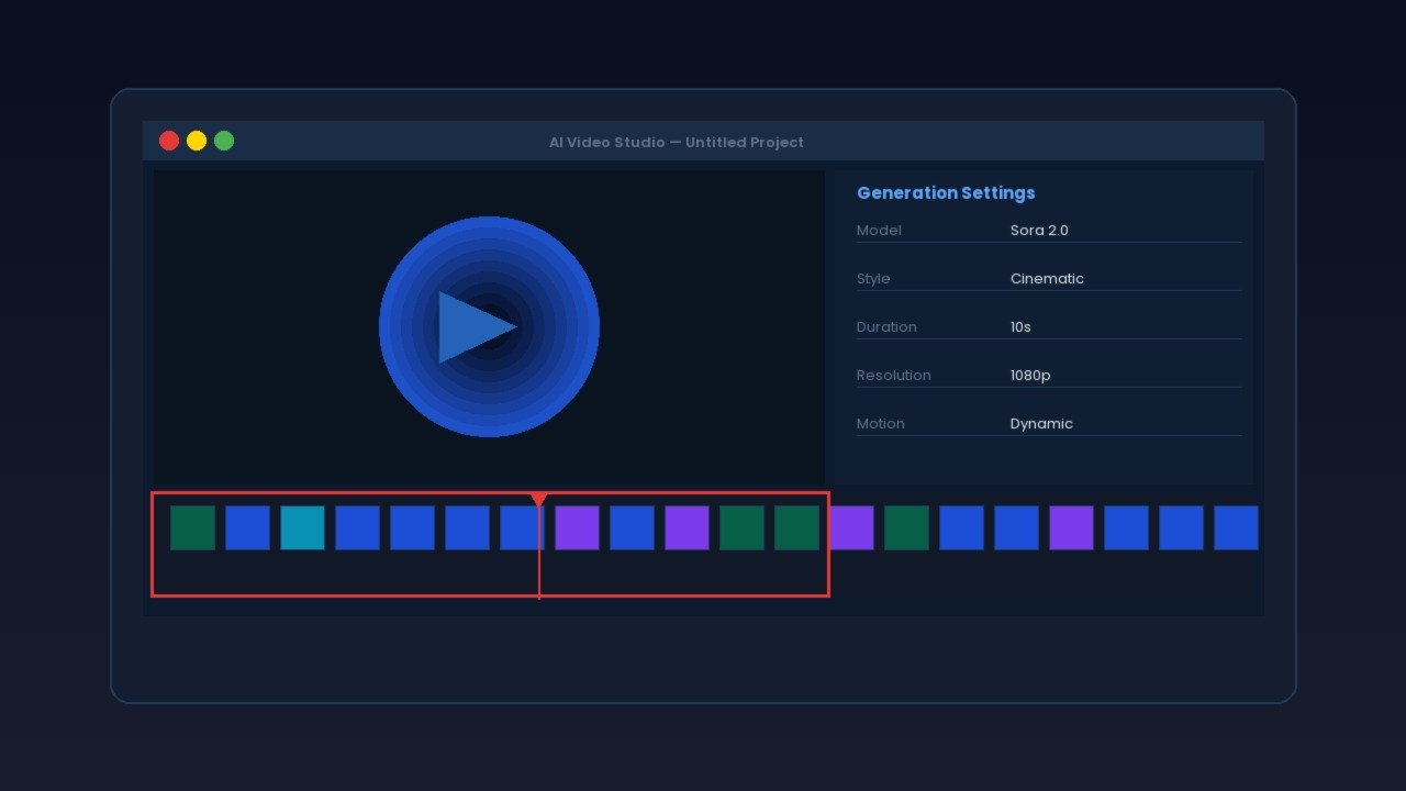 AI Video Editing Timeline - Tutorils