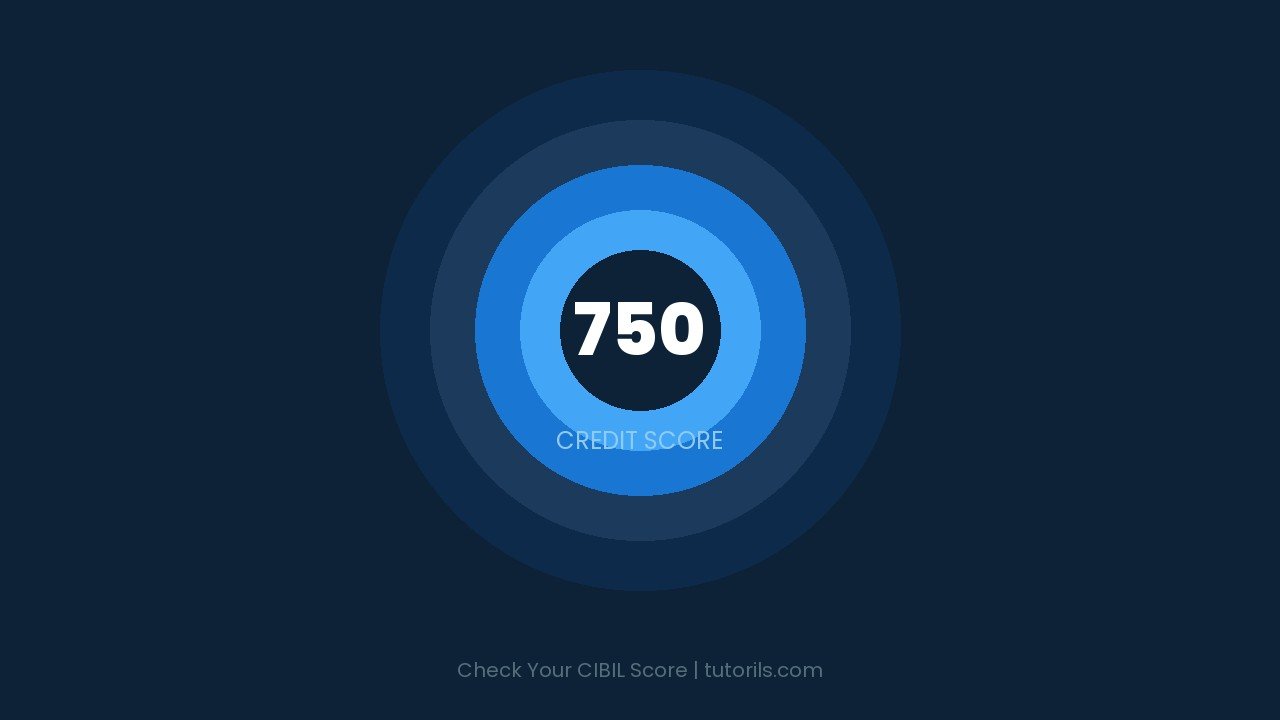 CIBIL Score Check India - Tutorils