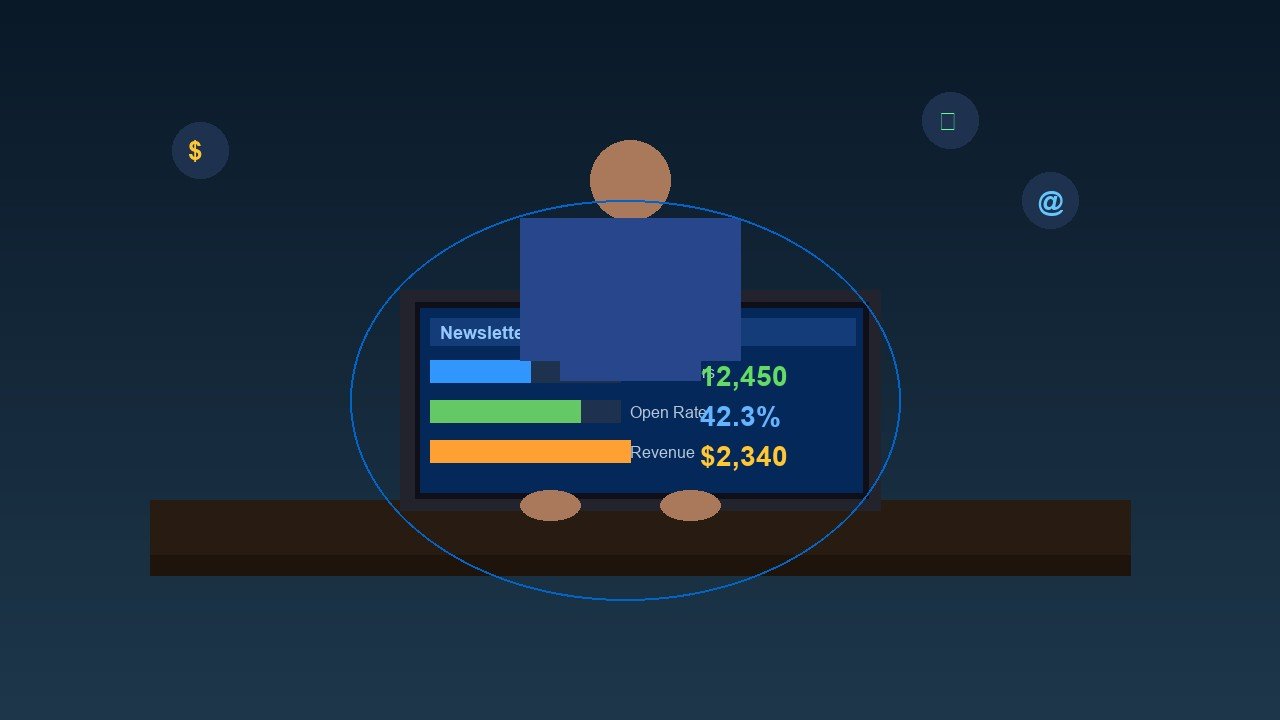 Newsletter Dashboard Earnings - Tutorils