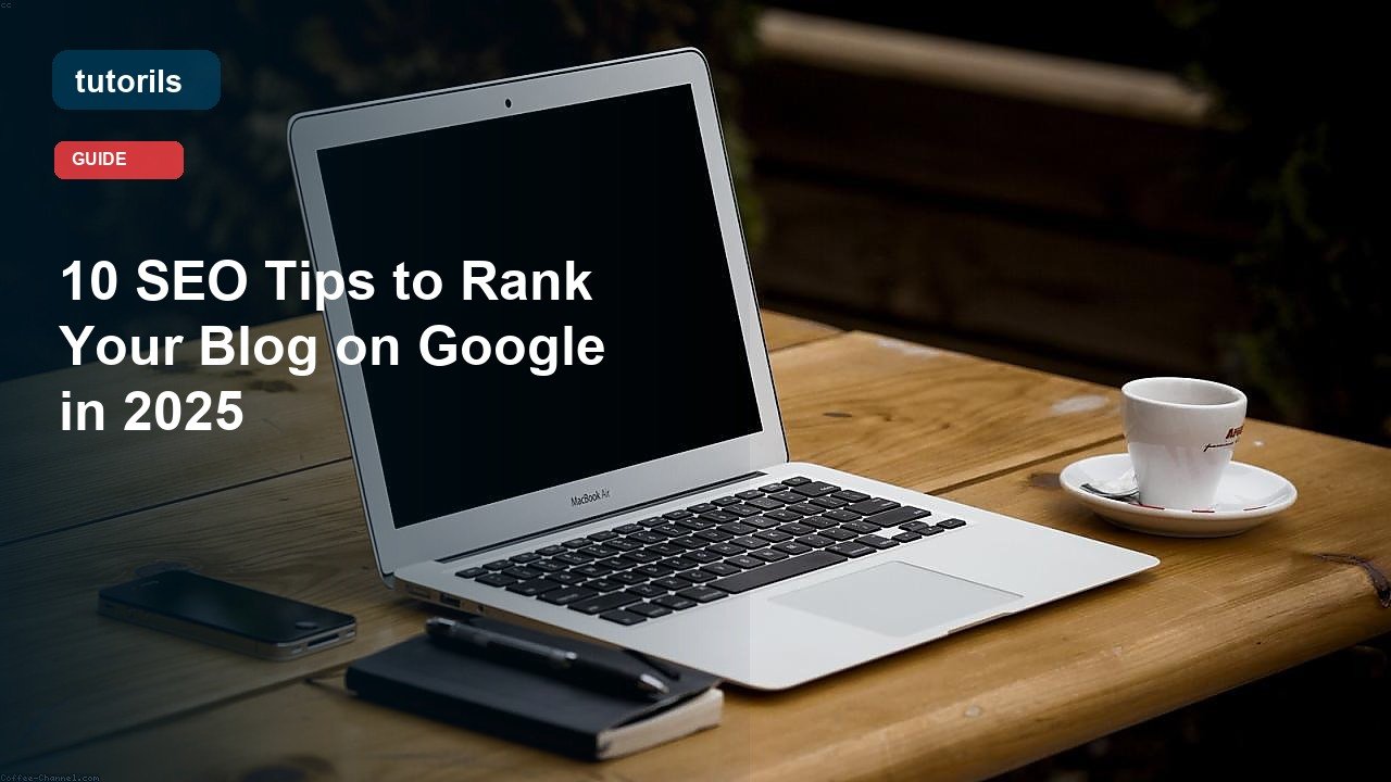 10 SEO Tips to Rank Your Blog on Google in 2025 realistic Tutorils guide image