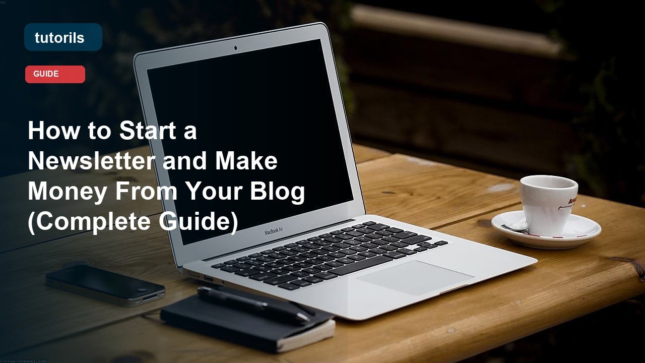 How to Start a Newsletter and Make Money From Your Blog (Complete Guide) realistic Tutorils guide image
