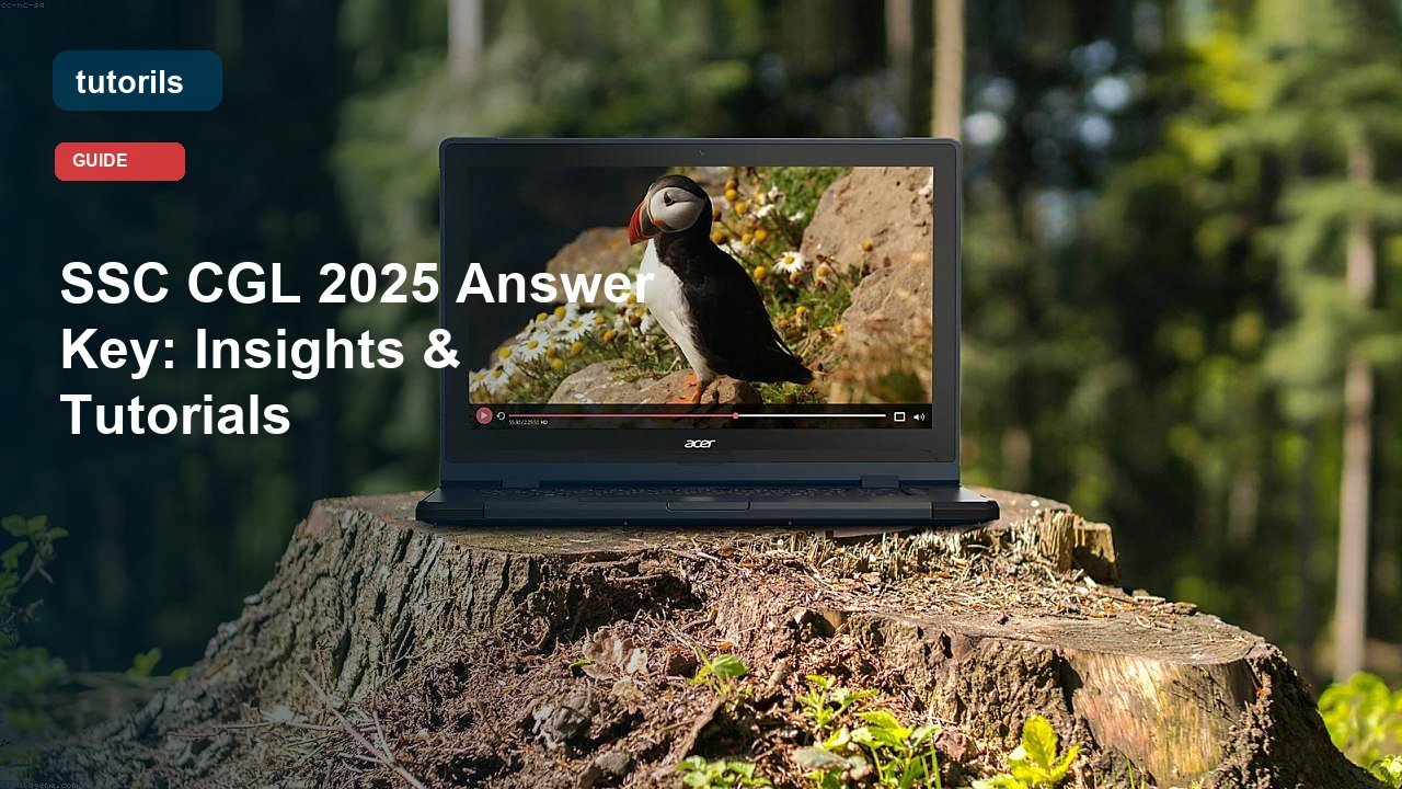 SSC CGL 2025 Answer Key: Insights & Tutorials realistic Tutorils guide image