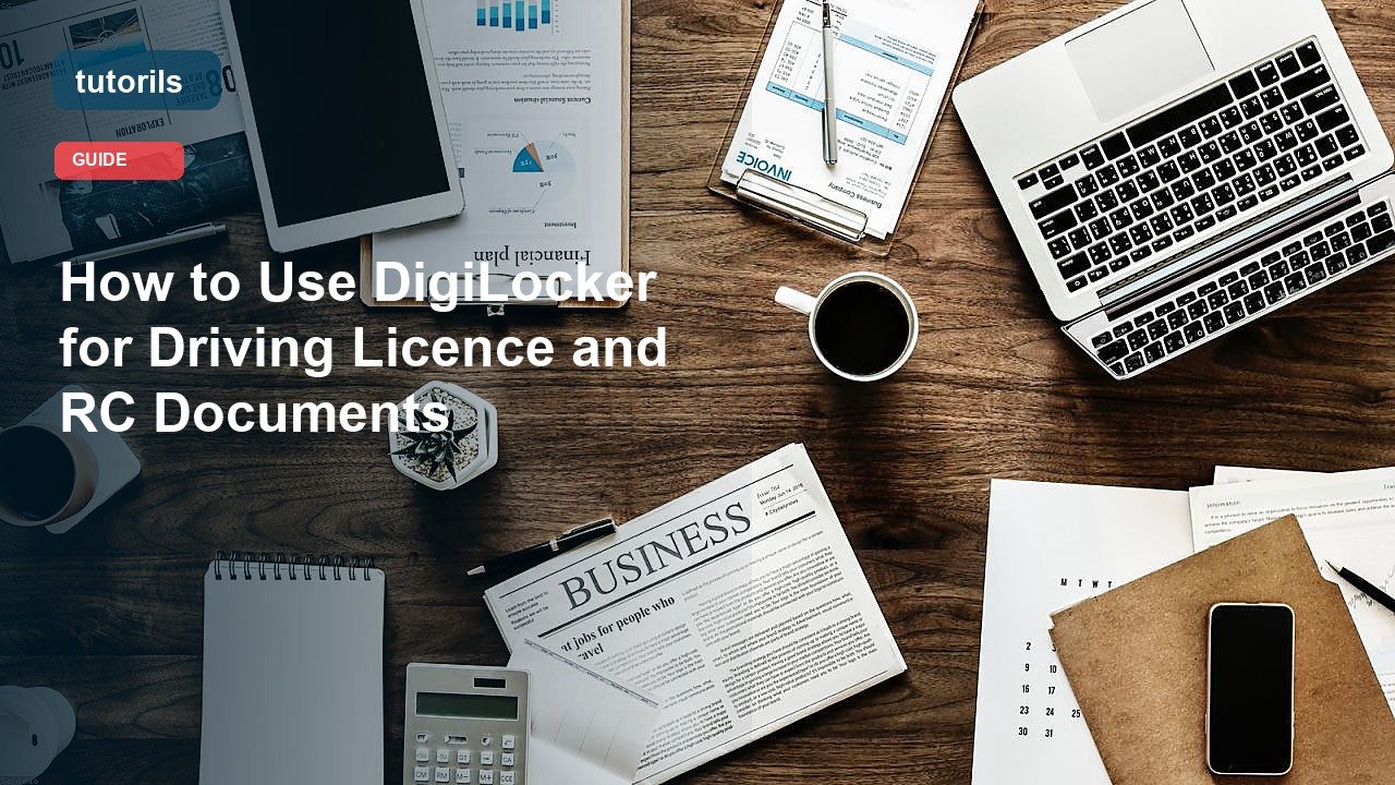 How to Use DigiLocker for Driving Licence and RC Documents realistic Tutorils guide image