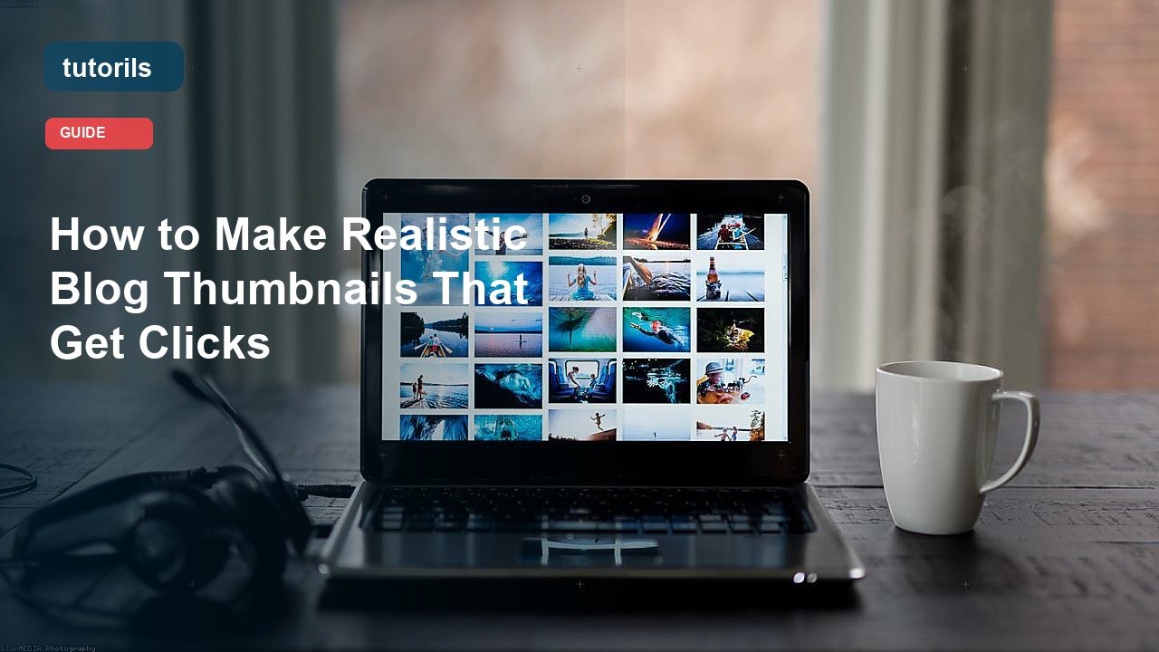 How to Make Realistic Blog Thumbnails That Get Clicks realistic Tutorils guide image